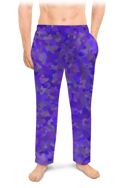 Заказать пижаму в Москве. Мужские пижамные штаны Glowing purple от mistral3000@mail.ru - готовые дизайны и нанесение принтов.