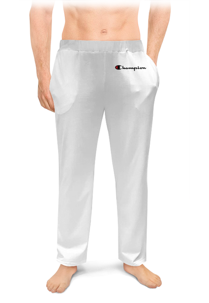 Заказать пижаму в Москве. Мужские пижамные штаны Champion от DESIGNER   - готовые дизайны и нанесение принтов.
