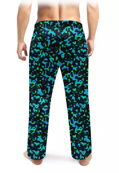Заказать пижаму в Москве. Мужские пижамные штаны Камуфляж от oneredfoxstore@gmail.com - готовые дизайны и нанесение принтов.