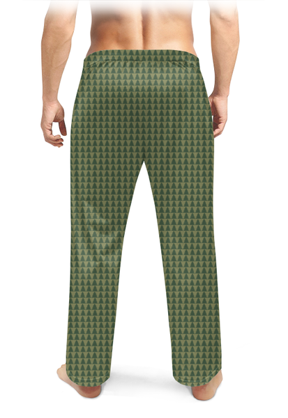 Заказать пижаму в Москве. Мужские пижамные штаны Лесной от Лана  - готовые дизайны и нанесение принтов.