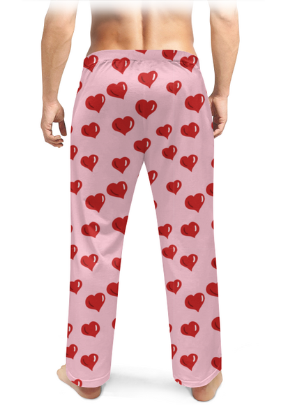 Заказать пижаму в Москве. Мужские пижамные штаны День святого Валентина от valezar - готовые дизайны и нанесение принтов.