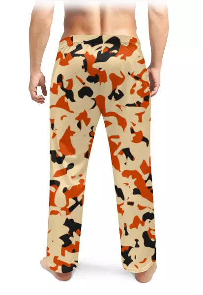 Заказать пижаму в Москве. Мужские пижамные штаны Камуфляж от oneredfoxstore@gmail.com - готовые дизайны и нанесение принтов.