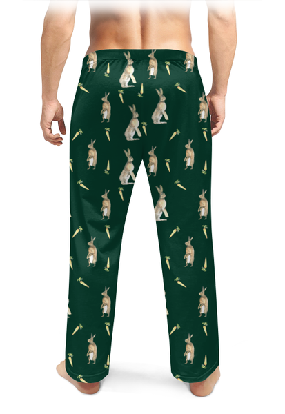 Заказать пижаму в Москве. Мужские пижамные штаны Братец кролик от juliafast77 - готовые дизайны и нанесение принтов.