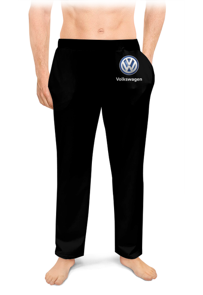 Заказать пижаму в Москве. Мужские пижамные штаны Volkswagen от DESIGNER   - готовые дизайны и нанесение принтов.
