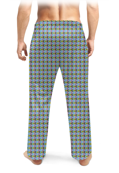 Заказать пижаму в Москве. Мужские пижамные штаны Золотая рыбка от Лана  - готовые дизайны и нанесение принтов.