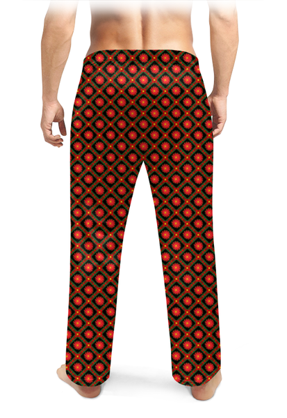 Заказать пижаму в Москве. Мужские пижамные штаны  Геометрический орнамент от valezar - готовые дизайны и нанесение принтов.