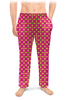 Заказать пижаму в Москве. Мужские пижамные штаны Розовый узор от valezar - готовые дизайны и нанесение принтов.