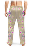Заказать пижаму в Москве. Мужские пижамные штаны Цветочный паттерн от Stil na yarkosti - готовые дизайны и нанесение принтов.