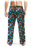 Заказать пижаму в Москве. Мужские пижамные штаны Пиксели от Дана Столыпина - готовые дизайны и нанесение принтов.