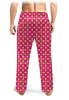 Заказать пижаму в Москве. Мужские пижамные штаны Розовый узор от valezar - готовые дизайны и нанесение принтов.
