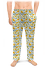 Заказать пижаму в Москве. Мужские пижамные штаны Цветы от valezar - готовые дизайны и нанесение принтов.