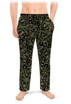 Заказать пижаму в Москве. Мужские пижамные штаны Honey Badger от Soluvel  - готовые дизайны и нанесение принтов.