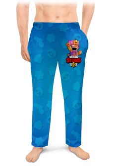 Заказать пижаму в Москве. Мужские пижамные штаны BRAWL STARS SANDY от geekbox - готовые дизайны и нанесение принтов.