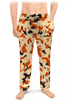 Заказать пижаму в Москве. Мужские пижамные штаны Камуфляж от oneredfoxstore@gmail.com - готовые дизайны и нанесение принтов.