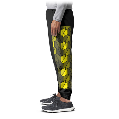 Заказать штаны спортивные мужские в Москве. Штаны спортивные мужские Rumpled Yellow от Soluvel  - готовые дизайны и нанесение принтов.
