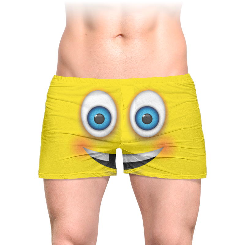 Printio Трусы мужские с полной запечаткой Смайл