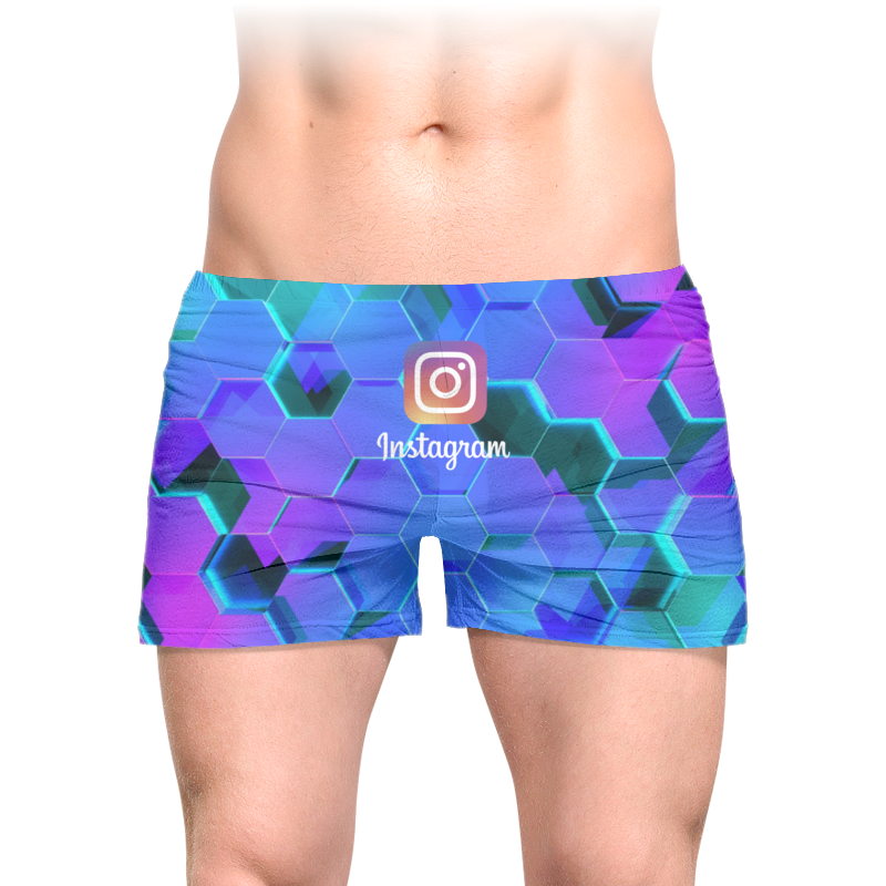 Printio Трусы мужские с полной запечаткой Instagram