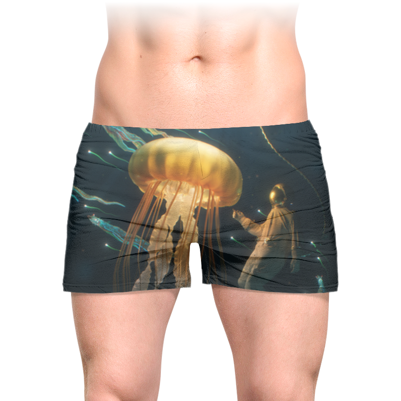 Printio Трусы мужские с полной запечаткой Jellyfish printio трусы мужские с полной запечаткой я люблю море