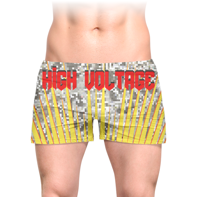 Трусы мужские с полной запечаткой.