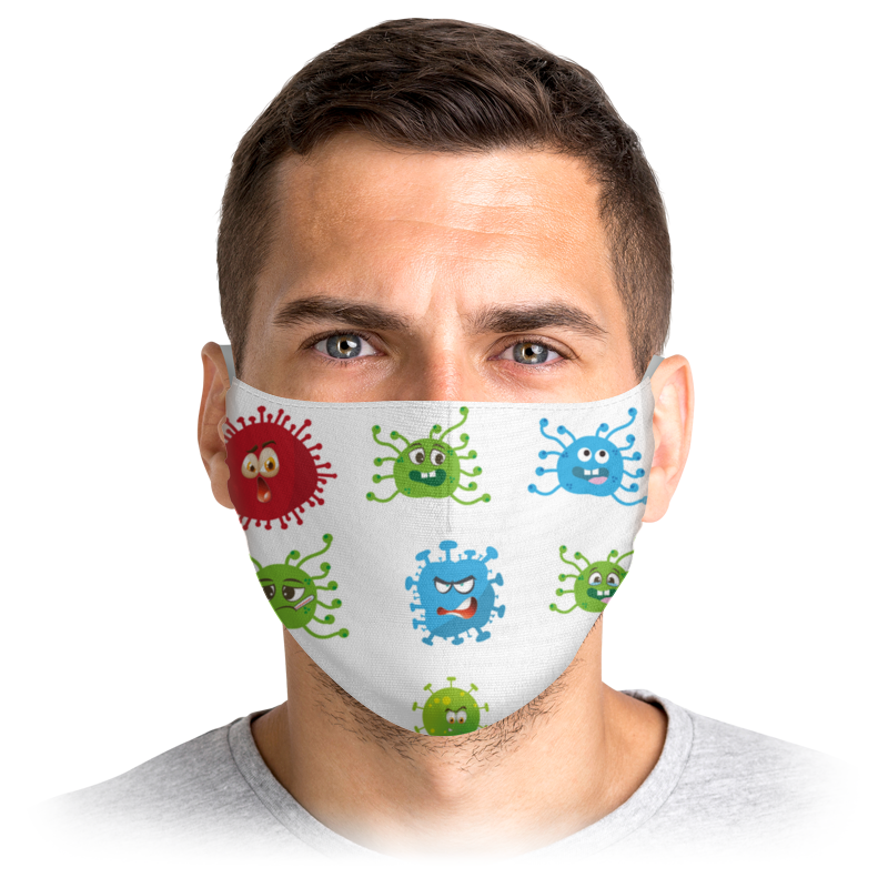 Printio Маска лицевая Коронавирус эпидемия вирус printio маска лицевая коронавирус эпидемия вирус