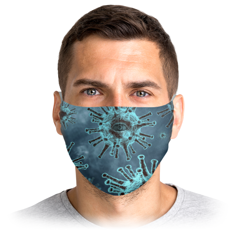 printio маска лицевая вирусы Printio Маска лицевая Вирусы