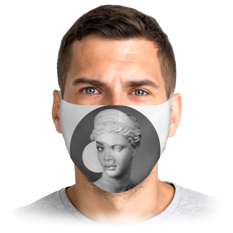 посмертная маска любви Printio Маска лицевая риана +афродита