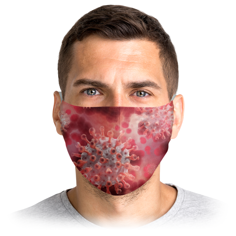 printio маска лицевая вирусы Printio Маска лицевая Коронавирус