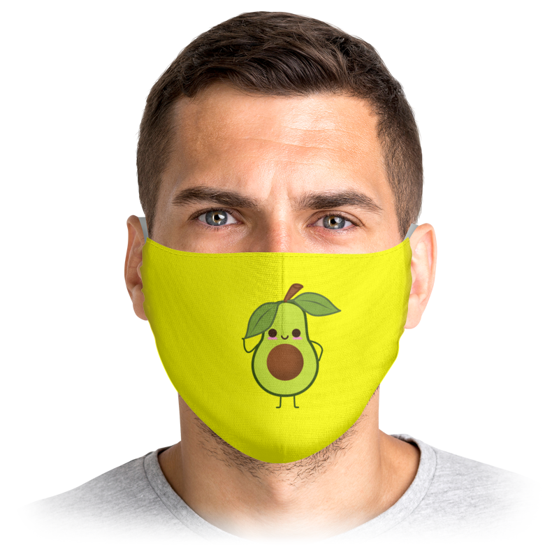 printio маска лицевая маска авокадо Printio Маска лицевая Авокадо