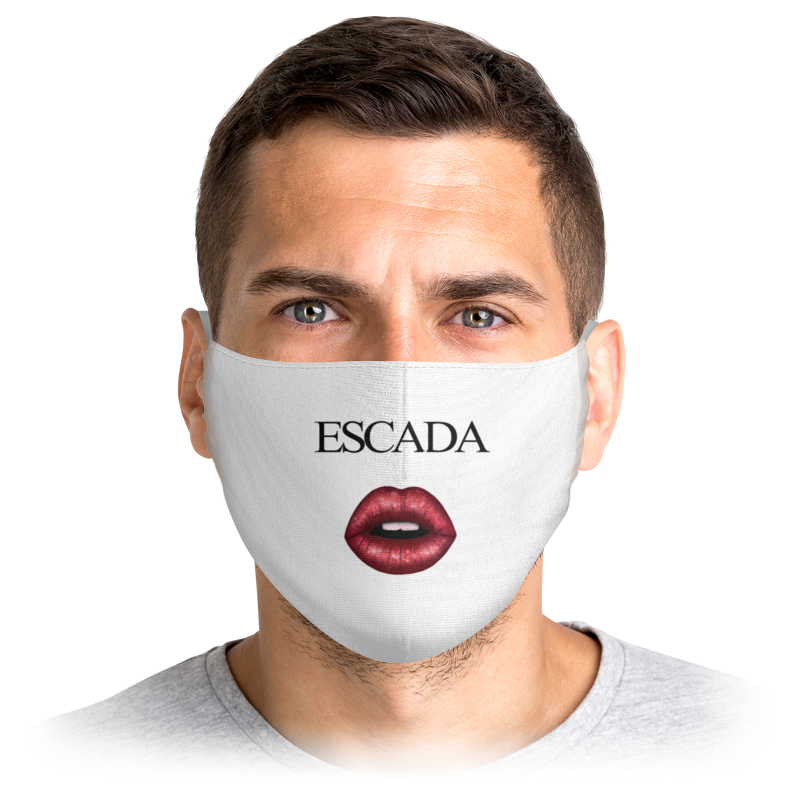 printio маска лицевая красная маска Printio Маска лицевая Escada red lips