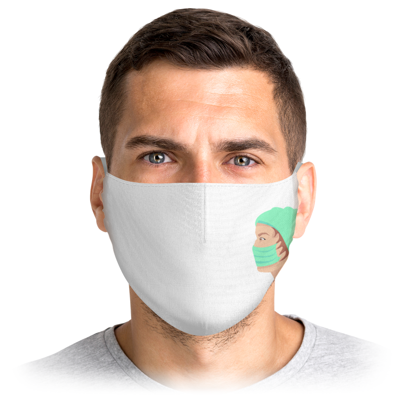 printio маска лицевая болонка в маске Printio Маска лицевая медицинский работник в маске
