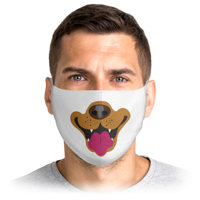 printio маска лицевая смешная кролика мордочка Printio Маска лицевая Смешная собаки мордочка