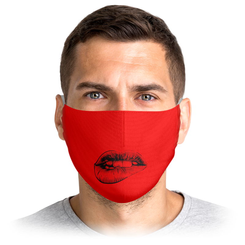 Printio Маска лицевая Чтобы все видели printio маска лицевая маска губы