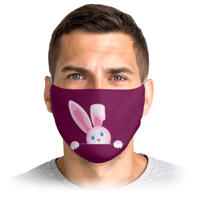 Printio Маска лицевая Пасхальный кролик printio маска лицевая пасхальный кролик