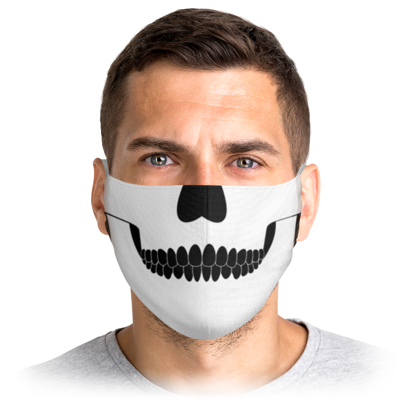 Printio Маска лицевая Череп printio маска лицевая череп со шприцами и qr кодом