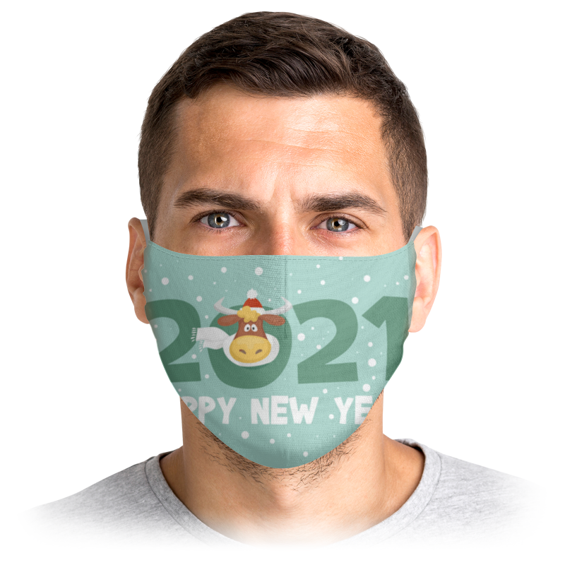 Printio Маска лицевая Новый 2021 год printio маска для сна новый год 2021