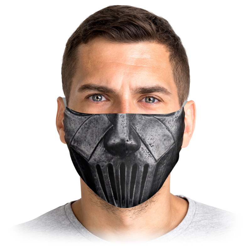 Printio Маска лицевая Чёрная маска для лица маска лицевая защитная х б скорпион чёрная