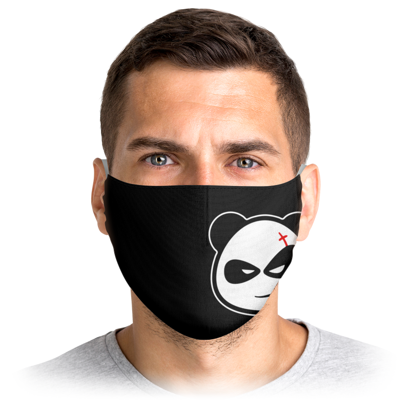 Printio Маска лицевая Bad panda printio маска лицевая защитная маска с принтом bad bunny