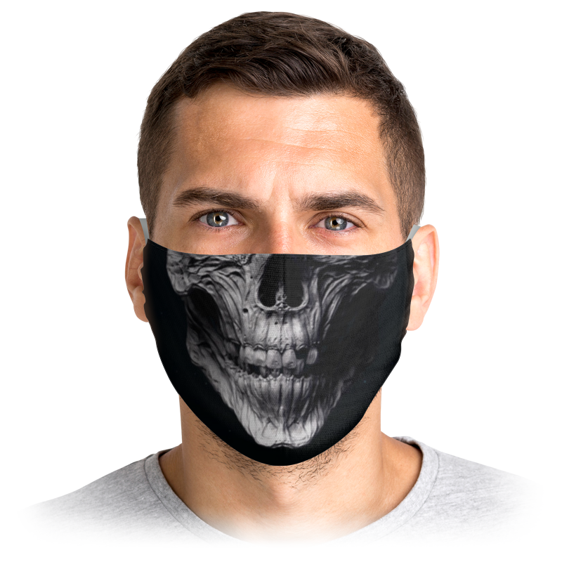 printio маска лицевая маска с прорезями Printio Маска лицевая Маска с черепом