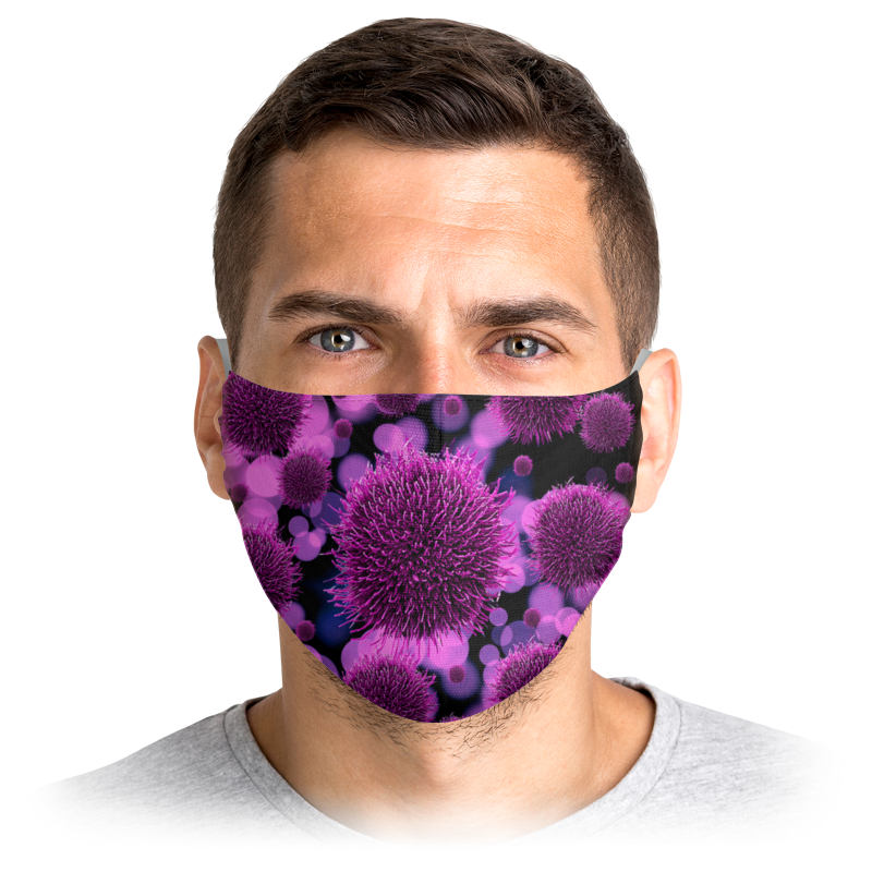 Printio Маска лицевая Вирусы printio маска лицевая коронавирус эпидемия вирус