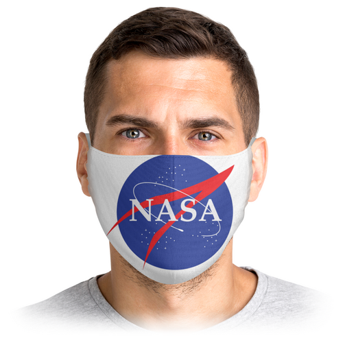 Заказать маски в Москве. Маска лицевая NASA  от queen  - готовые дизайны и нанесение принтов.