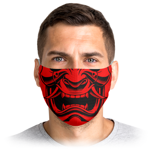 Заказать маски в Москве. Маска лицевая Samurai от baradin baradin - готовые дизайны и нанесение принтов.