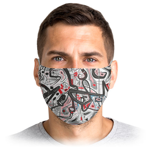 Заказать маски в Москве. Маска лицевая Mamewax от Vadim Koval - готовые дизайны и нанесение принтов.