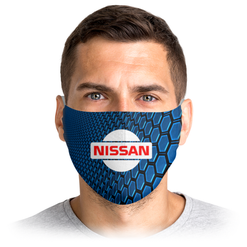 Заказать маски в Москве. Маска лицевая Nissan от THE_NISE  - готовые дизайны и нанесение принтов.
