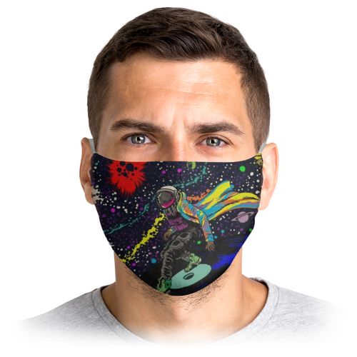 Заказать маски в Москве. Маска лицевая ASTRANOMIKAL от Artem Artem - готовые дизайны и нанесение принтов.