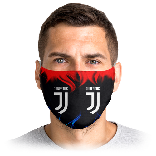 Заказать маски в Москве. Маска лицевая Juventus от THE_NISE  - готовые дизайны и нанесение принтов.