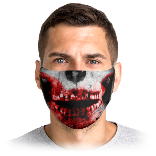 Заказать маски в Москве. Маска лицевая Зомби от geekbox - готовые дизайны и нанесение принтов.