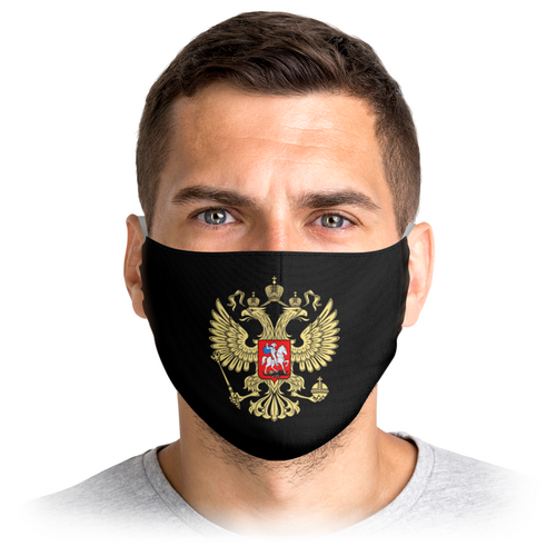 Заказать маски в Москве. Маска лицевая Russia от THE_NISE  - готовые дизайны и нанесение принтов.