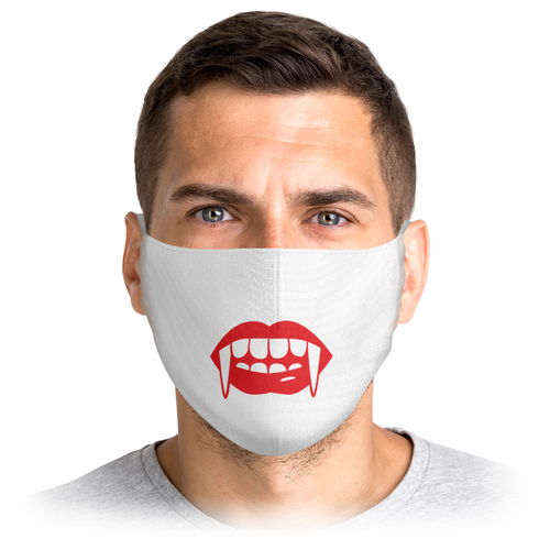 Заказать маски в Москве. Маска лицевая Vampire Lips от Jimmy Flash - готовые дизайны и нанесение принтов.
