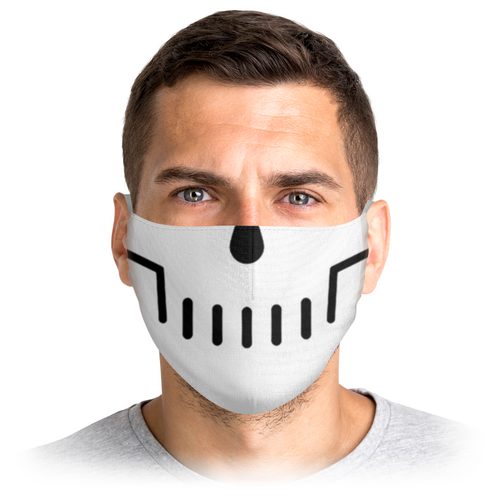 Заказать маски в Москве. Маска лицевая Череп от BAD OWL - готовые дизайны и нанесение принтов.