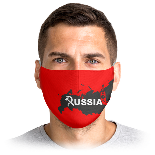 Заказать маски в Москве. Маска лицевая Вирусу НЕТ  от ПРИНТЫ ПЕЧАТЬ  - готовые дизайны и нанесение принтов.